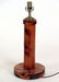 PAIR MID CENTURY MODERN PINE TABLE LAMPS - 2