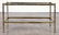 MID CENTURY MODERN BRASS & GLASS COFFEE TABLE - 2