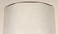 FRENCH CHROME MELON FORM LAMP FIBERGLASS SHADE - 2