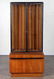 FRENCH MID CENTURY MODERN OAK GUN CABINET C.1975