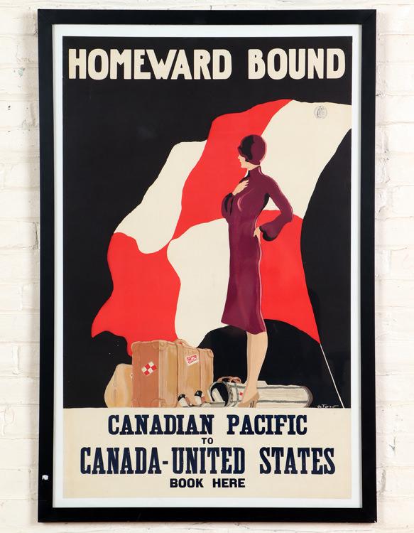 FRENCH LITHOGRAPH TRAVEL POSTER DEFOREST (1 of 7)