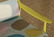 PAIR MODERN PAINTED OPEN ARM CHAIRS UPHOLSTERED - 4