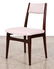 6 ITALIAN MAHOGANY DINING CHAIRS W/ ANGULAR FRAME - 2