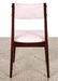 6 ITALIAN MAHOGANY DINING CHAIRS W/ ANGULAR FRAME - 6