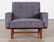 PAIR SLING BACK UPHOLSTERED ITALIAN LOUNGE CHAIRS - 3