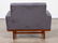 PAIR SLING BACK UPHOLSTERED ITALIAN LOUNGE CHAIRS - 4