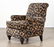 PAIR CONTEMPORARY UPHOLSTERED CLUB CHAIRS - 2