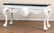 CARVED GEORGIAN STYLE CONSOLE TABLE STONE TOP