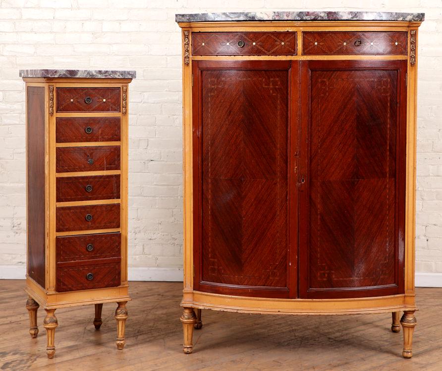 LOUIS XVI STYLE DRESSING CABINET & LINGERIE CHEST (1 of 10)