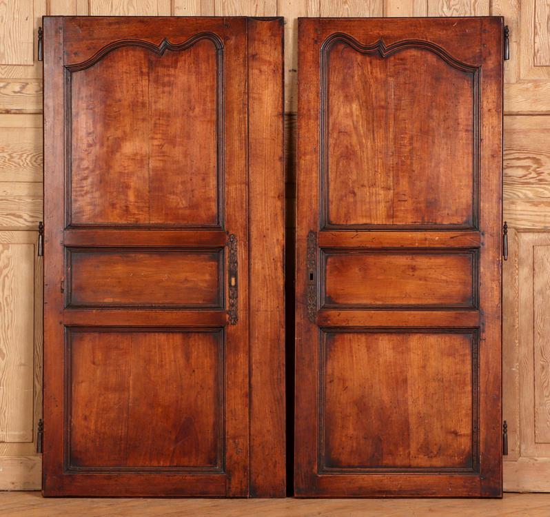 PAIR 19TH C. FRENCH CABINET DOORS INSET PANELS (1 of 5)