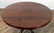 LATE 19TH C. ROUND FRENCH MAHOGANY DINING TABLE - 2