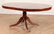 LATE 19TH C. ROUND FRENCH MAHOGANY DINING TABLE - 7