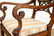 19TH C CONTINENTAL WALNUT OPEN ARMCHAIR - 7