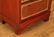 FRENCH MAHOGANY CARTONNIER LEATHER TOP LIFT LID - 6