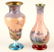 TWO 19TH C. FRENCH ENAMEL VASES GOBY AND NORY - 7
