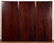 3 ENGLISH FLAME MAHOGANY TABLE LEAVES C. 1900
