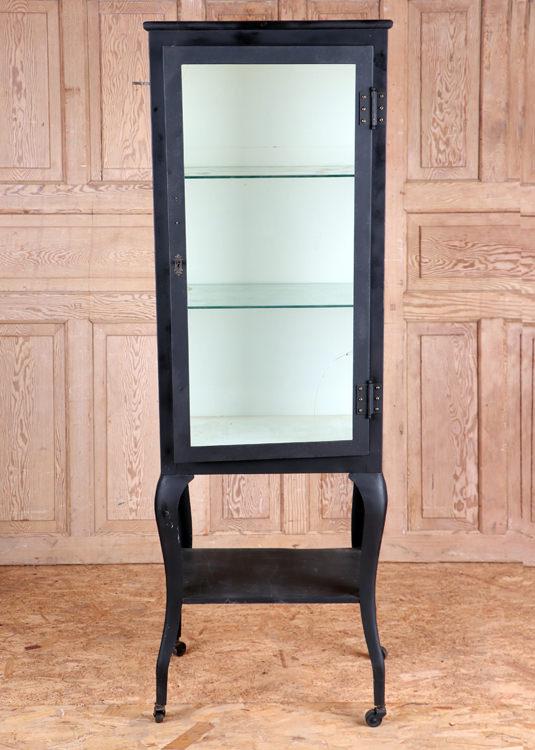 INDUSTRIAL METAL MEDICAL CABINET GLASS SHELVES (1 of 7)