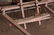 ANTIQUE HORSE DRAWN HAY RACK SPOKED WHEELS - 5