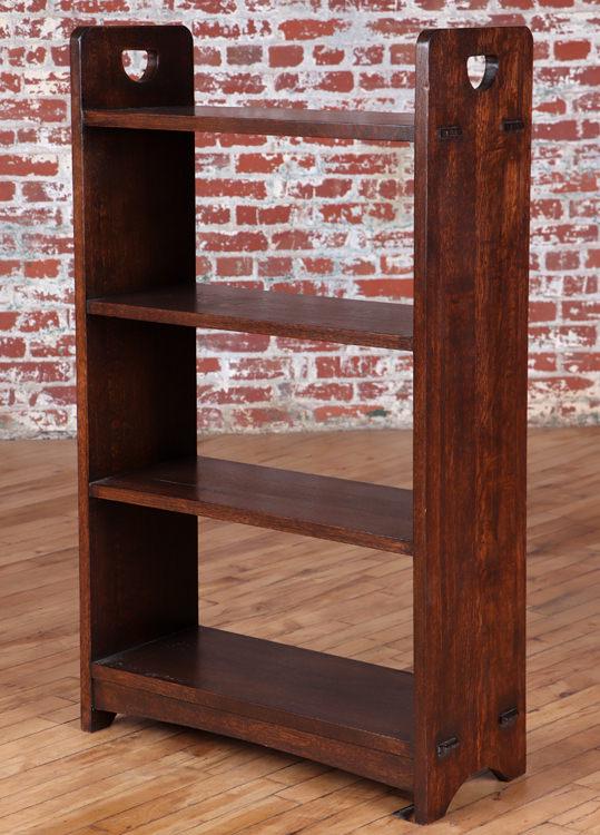 PERIOD ARTS AND CRAFTS MISSION OAK ETEGERE C.1910 (1 of 5)