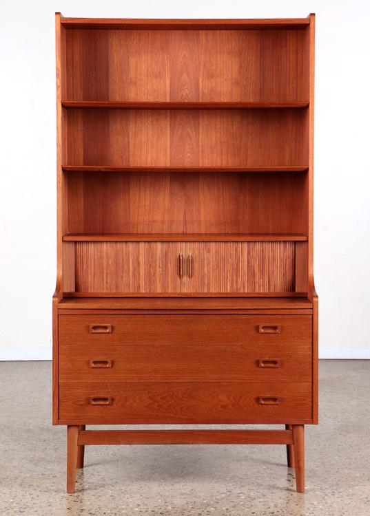 BORNHOLM NOBLER DANISH SATINWOOD BOOKCASE (1 of 8)