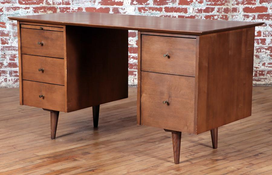 PLANNER GROUP PAUL MCCOBB BIRCH WRITING DESK 1960 (1 of 6)
