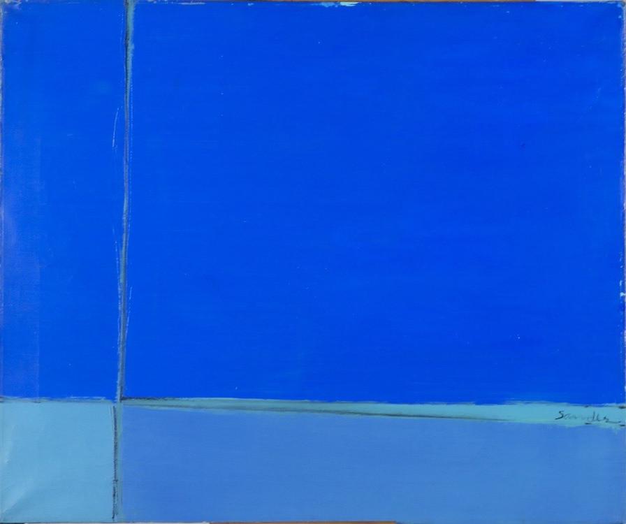 LUDWIG SANDER OIL ON CANVAS PAINTING SIGNED (1 of 2)