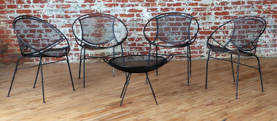 SET 4 TEMPESTINI FOR SALTERINI STYLE HOOP CHAIRS (1 of 6)
