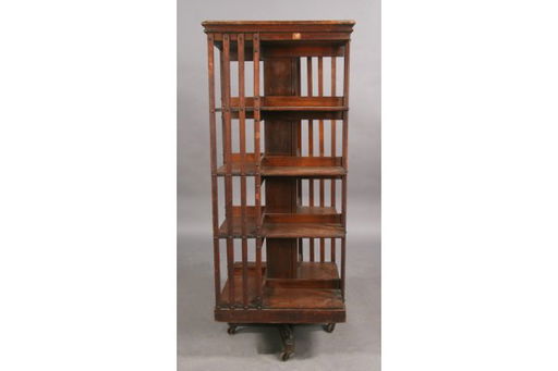 588 Antique John Danner Co Revolving Bookcase Apr 18 2009