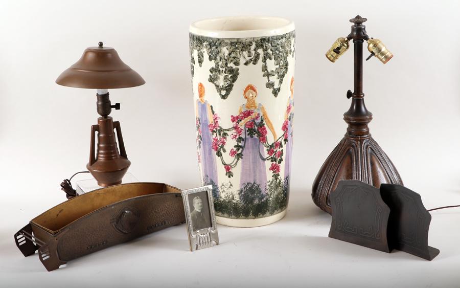 7 PC. LOT OF ART DECO AND ART NOUVEAU ITEMS 1930 (1 of 7)
