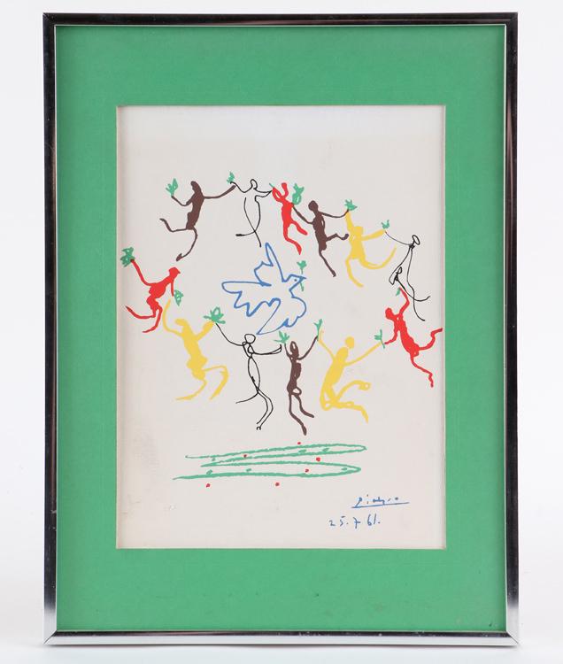 AFTER PICASSO "RONDE DE LA JEUNESSE" LITHOGRAPH (1 of 6)