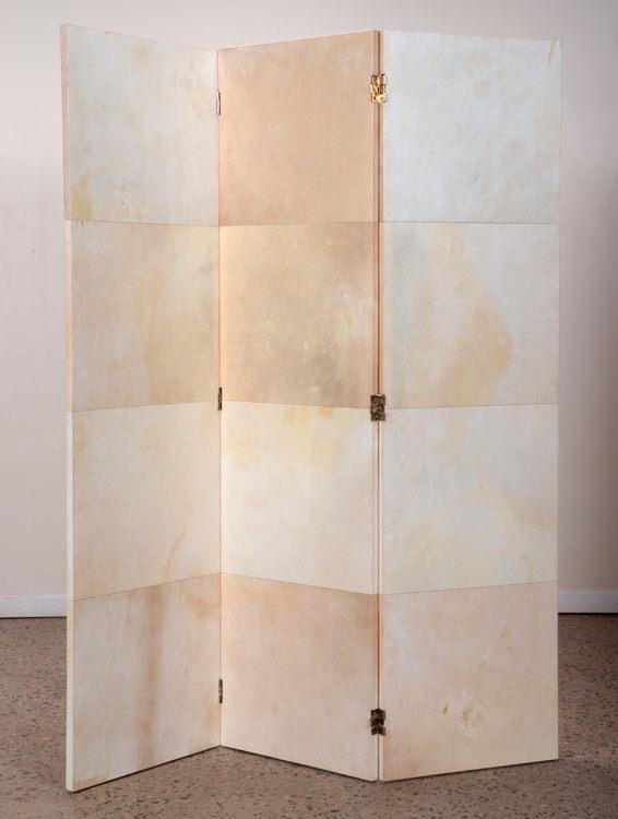 PARCHMENT ROOM DIVIDER MANNER JEAN-MICHEL FRANK (1 of 5)