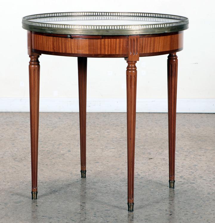 MARBLE TOP DIRECTOIRE STYLE TABLE C.1940 (1 of 5)