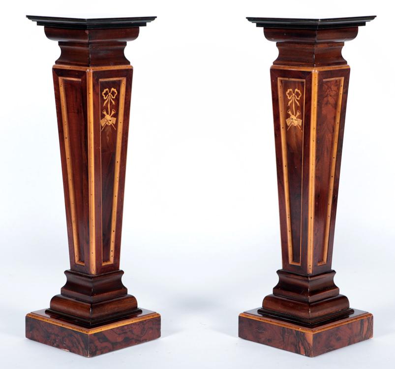 PAIR NEO-CLASSICAL STYLE PEDESTALS (1 of 5)