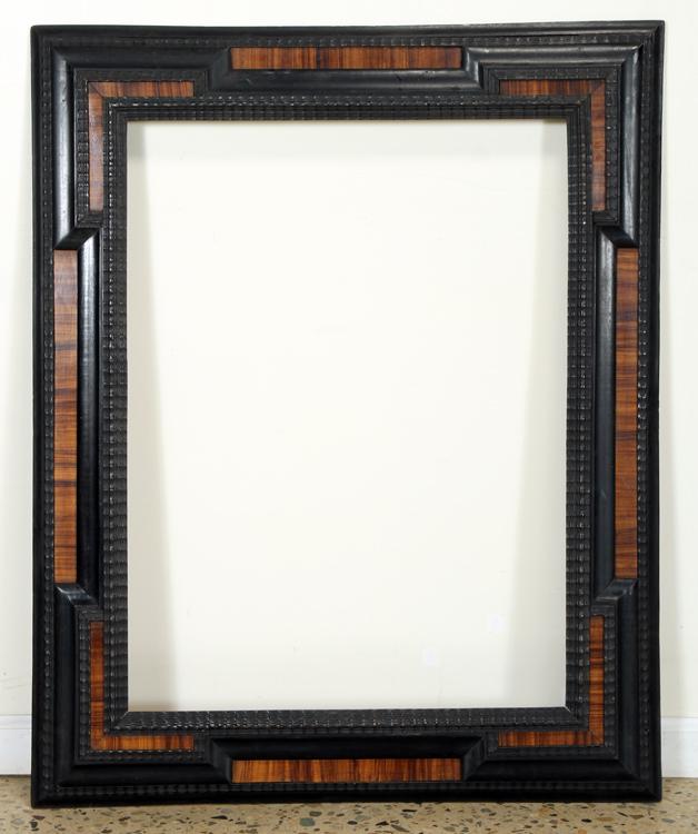 CONTINENTAL EBONIZED & BURL DUTCH STYLE FRAME (1 of 5)