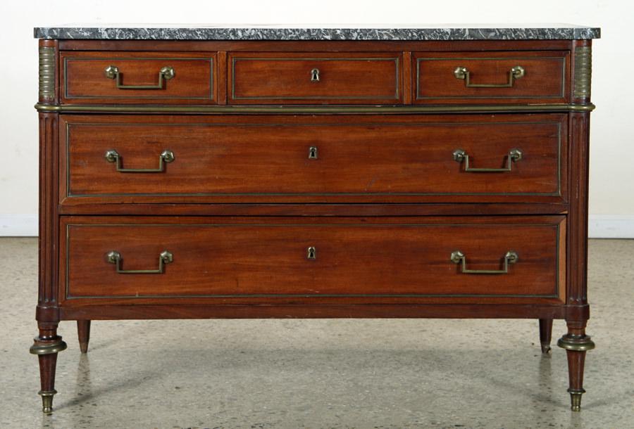 19TH C. FRENCH LOUIS XVI STYLE COMMODE (1 of 10)