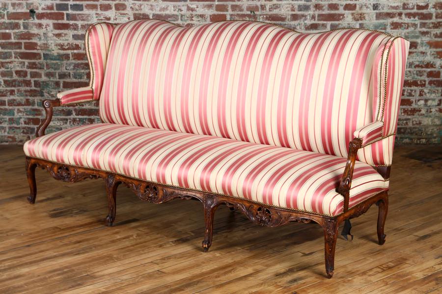 CARVED FRENCH SOFA LOUIS XV STYLE C.1900 (1 of 6)