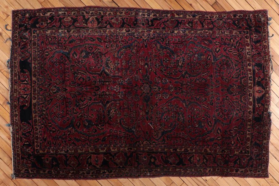 PERSIAN SAROUK RUG C. 1940 (1 of 4)
