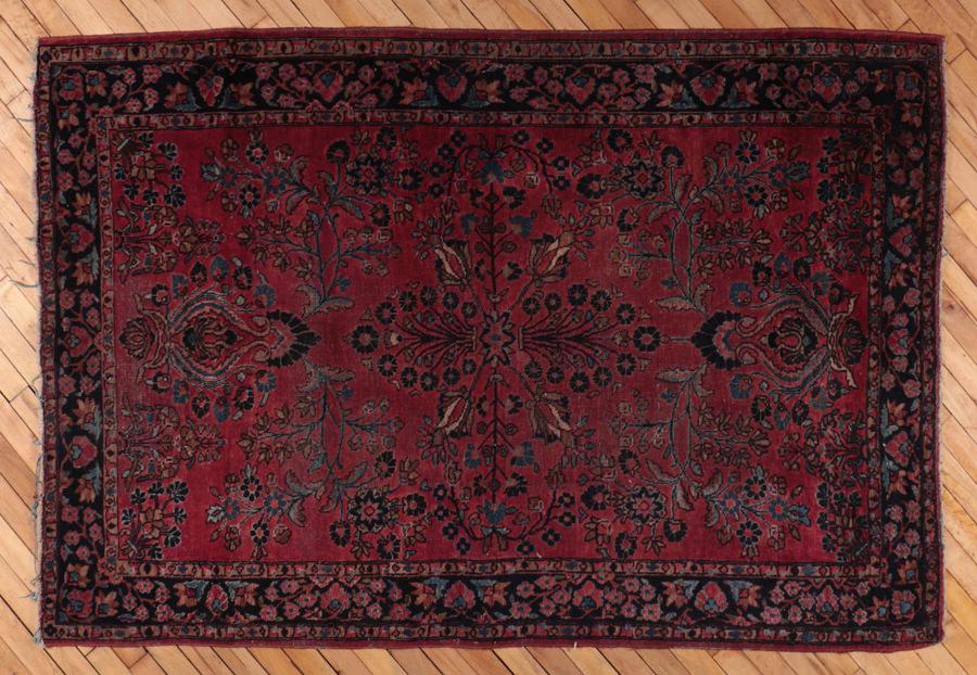 PERSIAN KASHAN RUG C. 1940 (1 of 4)