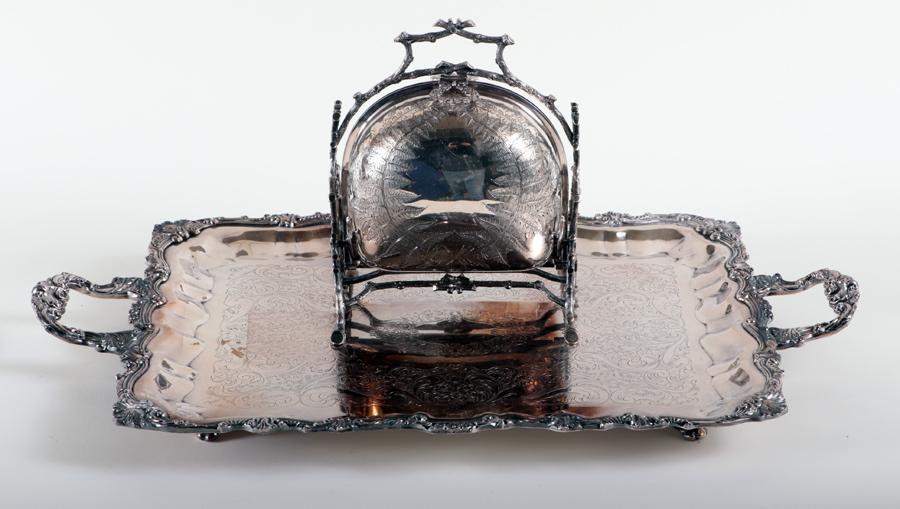 SHEFFIELD AND SHERIDAN SILVER PLATE ITEMS C.1900 (1 of 9)