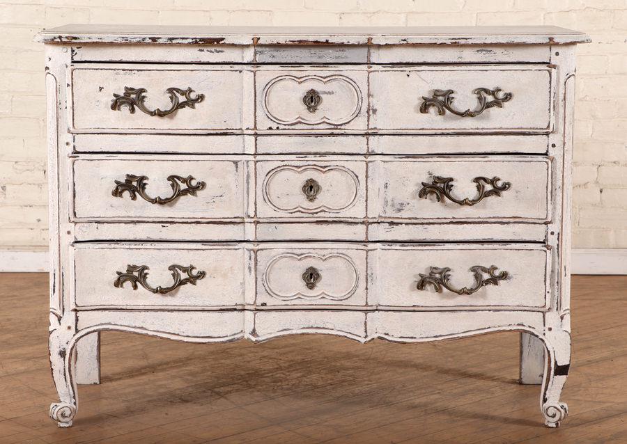 CONTINENTAL CARVED DRESSER DISTRESSED FINISH (1 of 6)