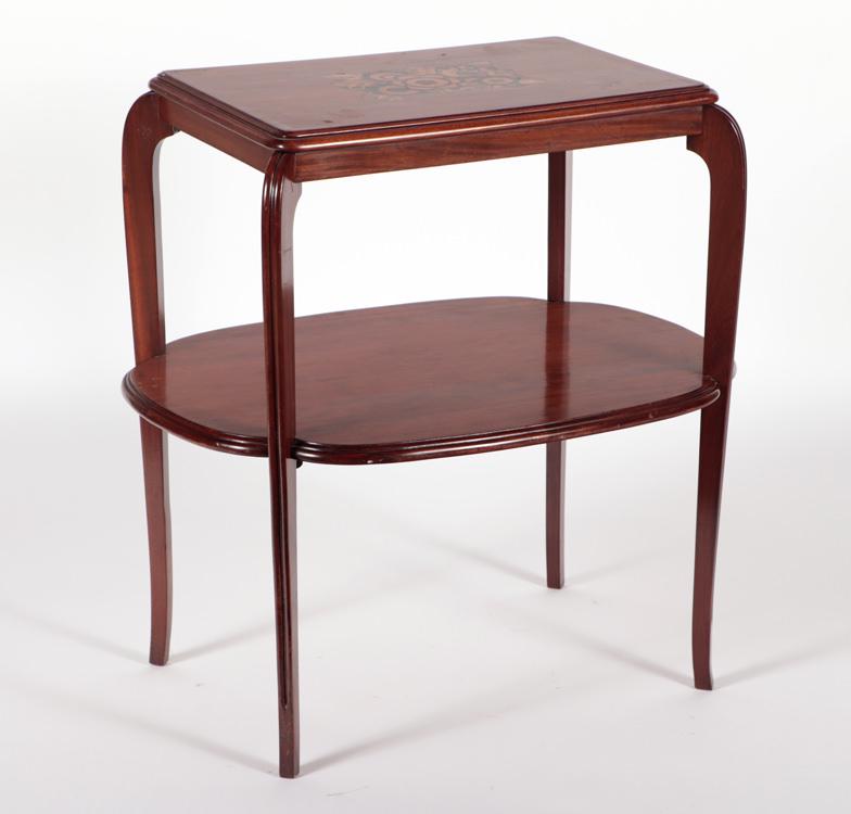 SIGNED MAJORELLE TWO TIER TABLE C.1910 (1 of 6)