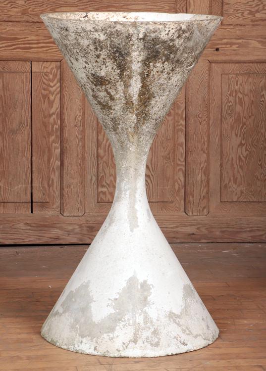 DIABLO CAST STONE PLANTER BY WILLY GUHL C.1970 (1 of 3)