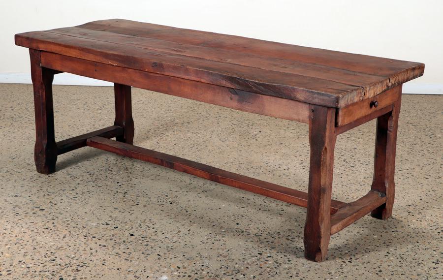 FRENCH 19TH CENTURY OAK FARM TABLE (1 of 5)