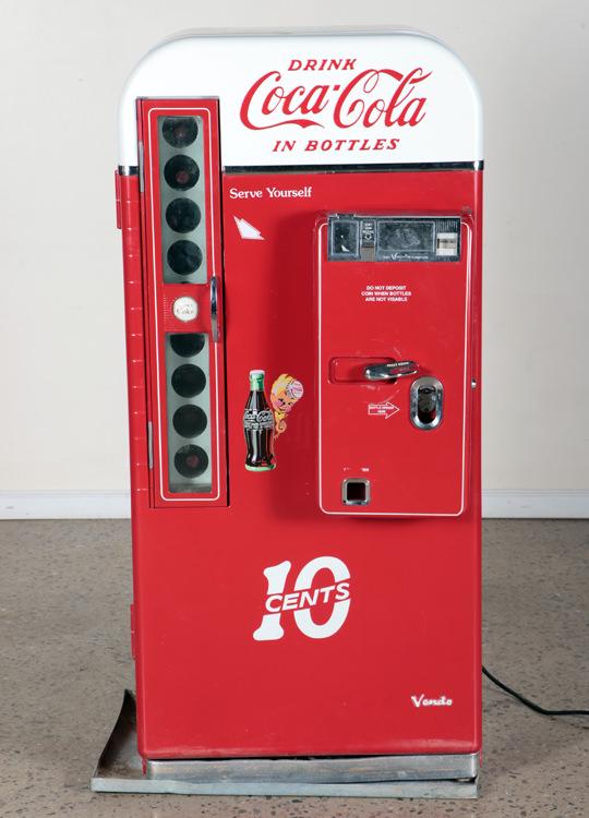 COCACOLA COIN OPERATED VENDING MACHINE VENDO May 20, 2021 Kamelot