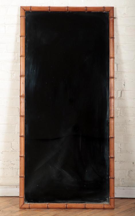 FRENCH FAUX BAMBOO MIRROR CIRCA 1890 (1 of 3)