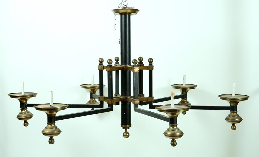 MULTI-ARM CHANDELIER MANNER OF TOMMI PARZINGER 197 (1 of 6)