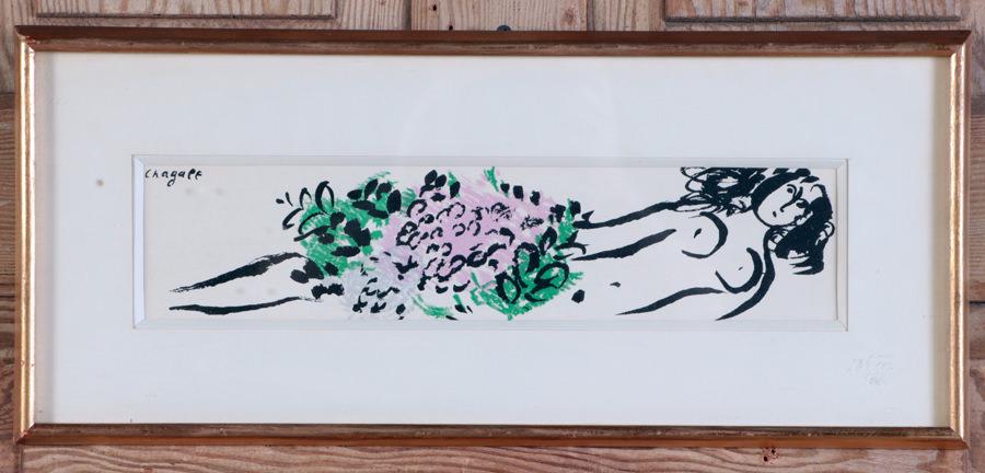 MARC CHAGALL "PETITE NEU" ORIGINAL COLOR LITHO (1 of 5)