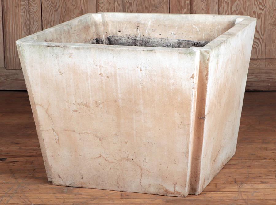 CAST STONE MODERNIST STYLE PLANTER MANNER OF GUHL (1 of 4)