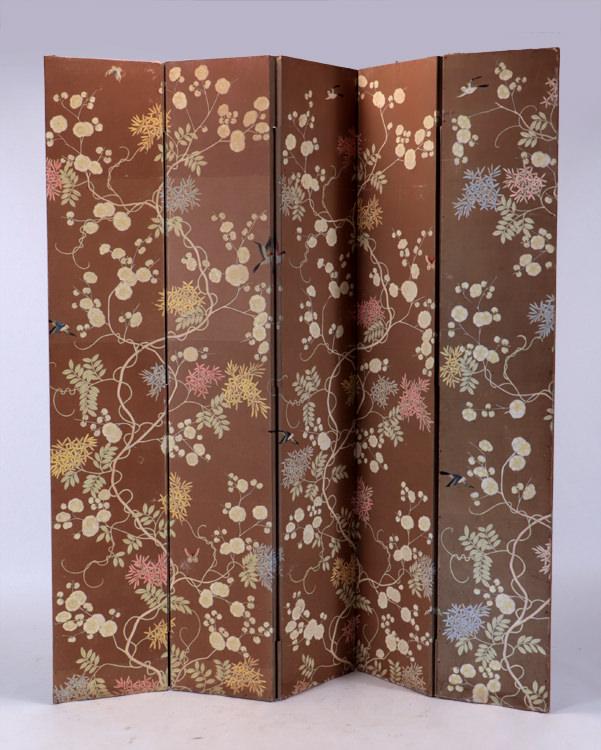 TALL 5-PANEL PAINTED ON BOARD ROOM DIVIDER (1 of 4)
