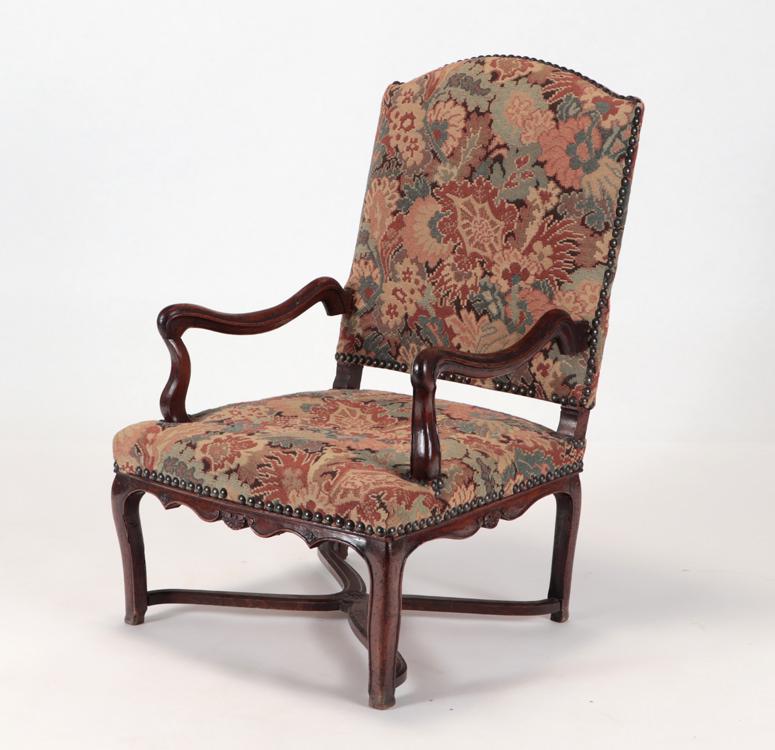 18TH CENTURY FRENCH OPEN ARM CHAIR (1 of 5)